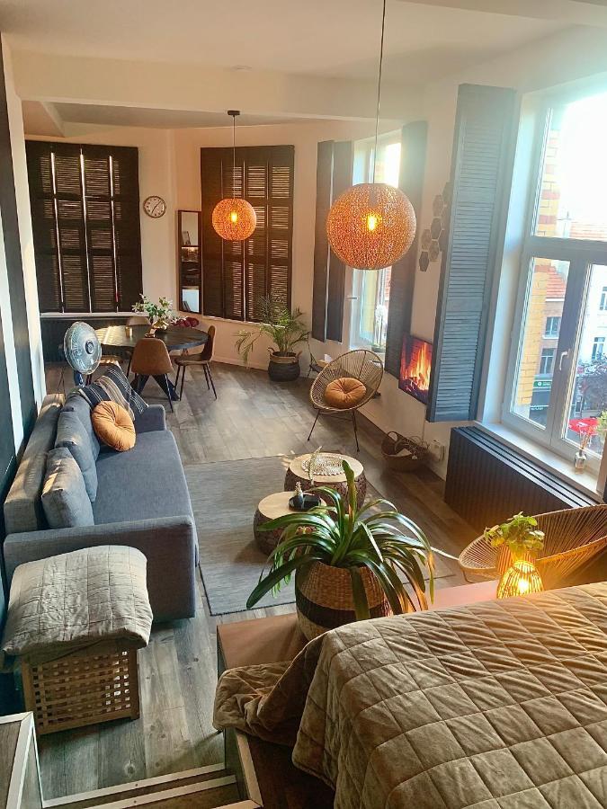 Sleep Inn - Black And Gold Loft Antwerp Cityview Eksteriør bilde